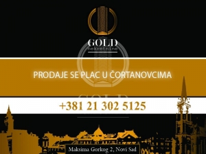 PLAC PORED GLAVNOG PUTA, ČORTANOVCI, 61. 800 EURA ID#4345