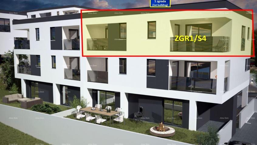 Apartment Pula, Šijana, penthouse ZGR1/S4, 103.28m2 in a project of 9 residential buildings
