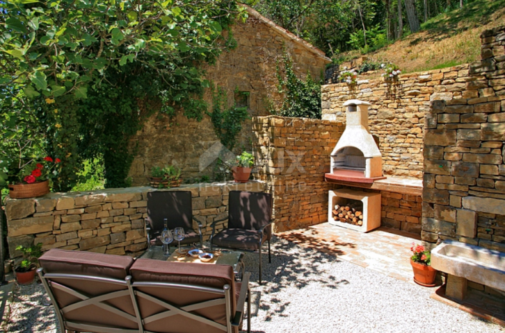 ISTRA, OPRTALJ - Istarska kamena kuća s pogledom na Motovun