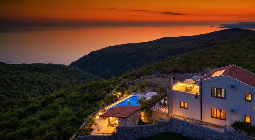 Mediterranean style stone villa