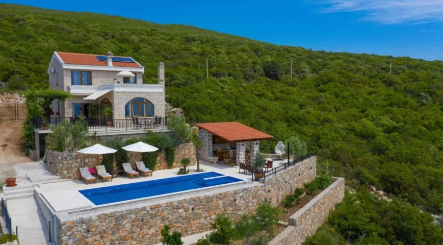 Mediterranean style stone villa