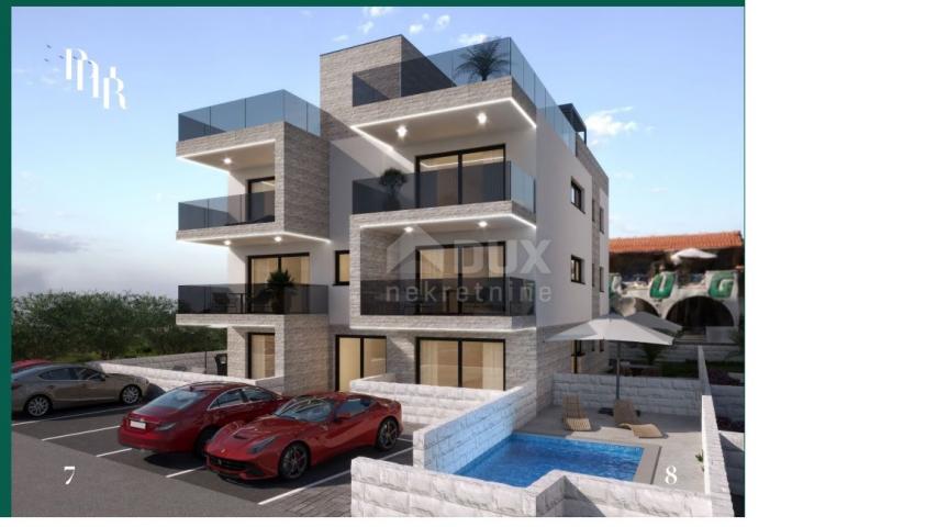ZADAR, PRIVLAKA Building with 6 apartments by the sea with all permits!