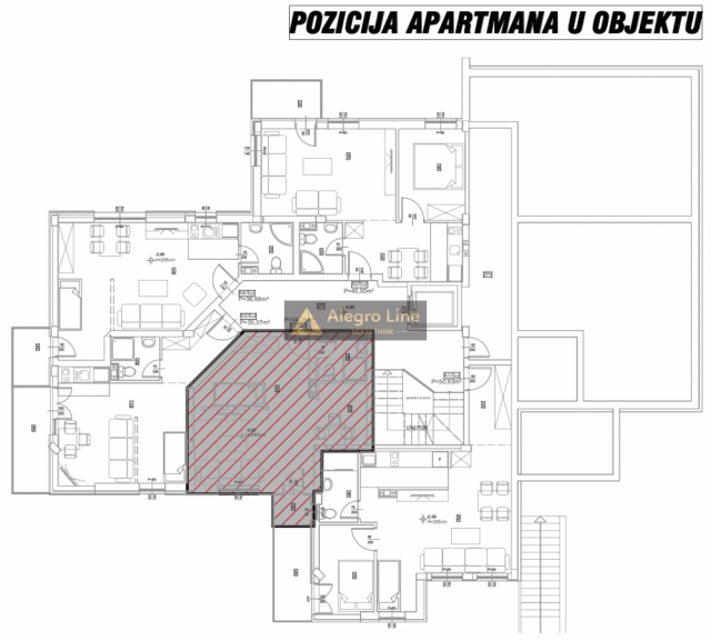 Stan u apartmanskom kompleksu Novi Kopaonik, zgrada Aurora 34. 75 SUT1/PR A2