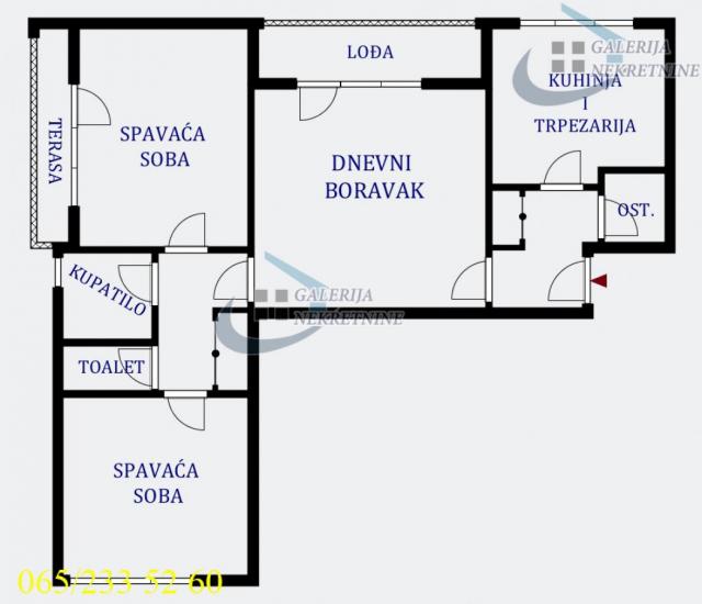 Savski Venac, Dedinje - Stjepana Filipovića 69m2