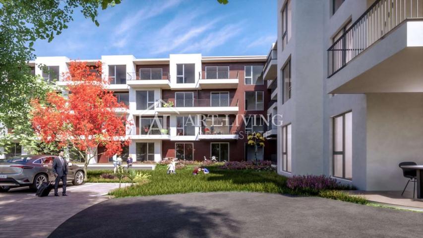 Istria, Umag - modern one-room apartment in a new building on TOP!!! location