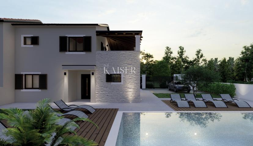 Istrien - Poreč, neue moderne Villa mit Pool 2 km vom Meer entfernt