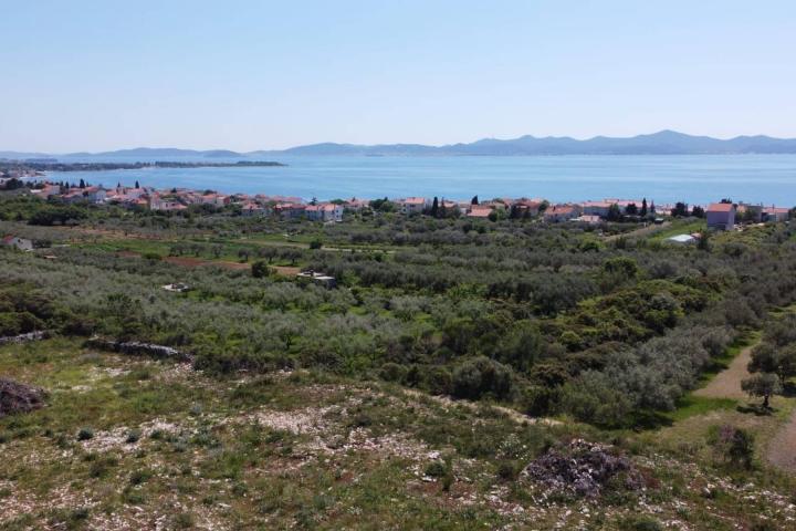 Zadar, Diklo, građevinsko zemljište s pogledom na more