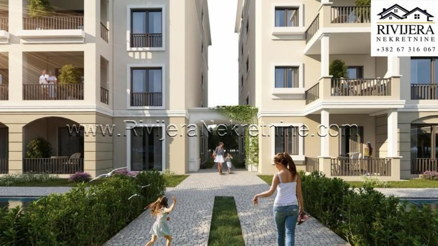 Apartments under construction in the center of Bijela, Herceg Novi