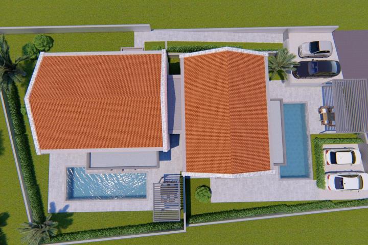 Istra, Poreč- Moderna prizemnica s bazenom, novogradnja