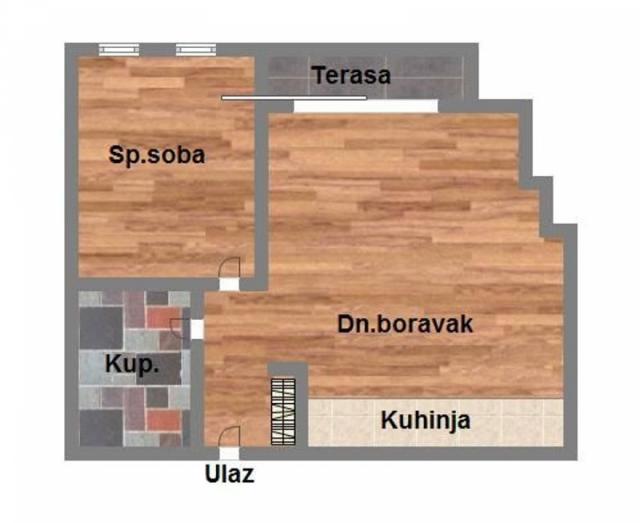 Odlična izgradnja - Dvosoban - Grbavica - CECA 064-8222-179