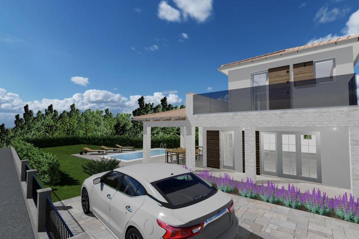 ISTRA, Svetvinčenat, Cukrići – vila NKP 155 m2, terasa s ljetnom kuhinjom, bazen, 2 parkirna mjesta