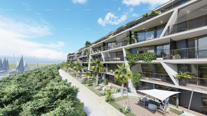 Apartment Modern apartments in an exclusive building with a view of the marina, Pula!