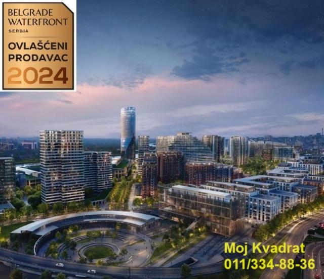 Savski venac, Beograd na vodi - BW Lumia, 117m2 - BEZ PROVIZIJE ZA KUPCE!
