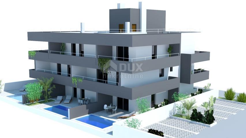 ZADAR, NIN - Apartment in a new building with a pool near the sea S1