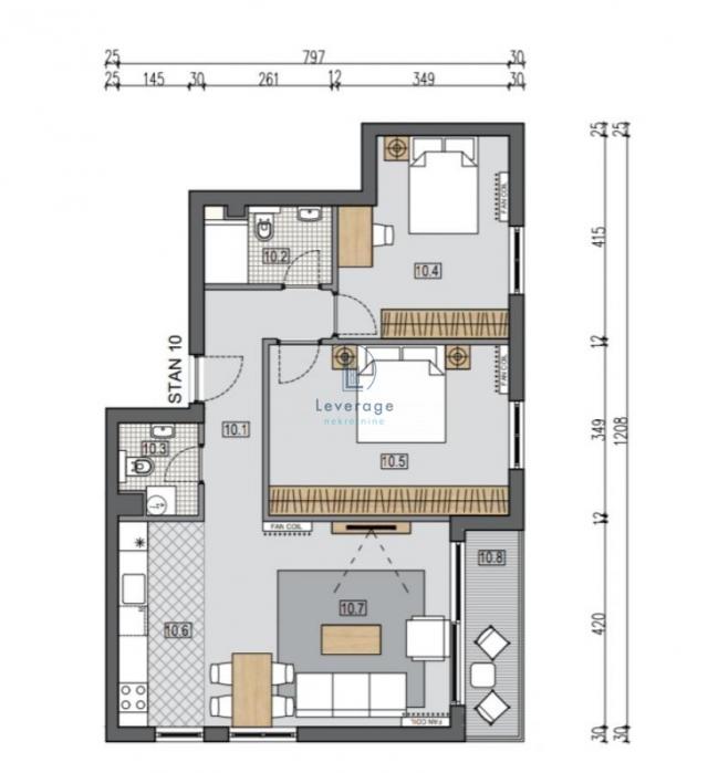 Novogradnja, Pregrevica, 77. 25 m2, cena+pdv