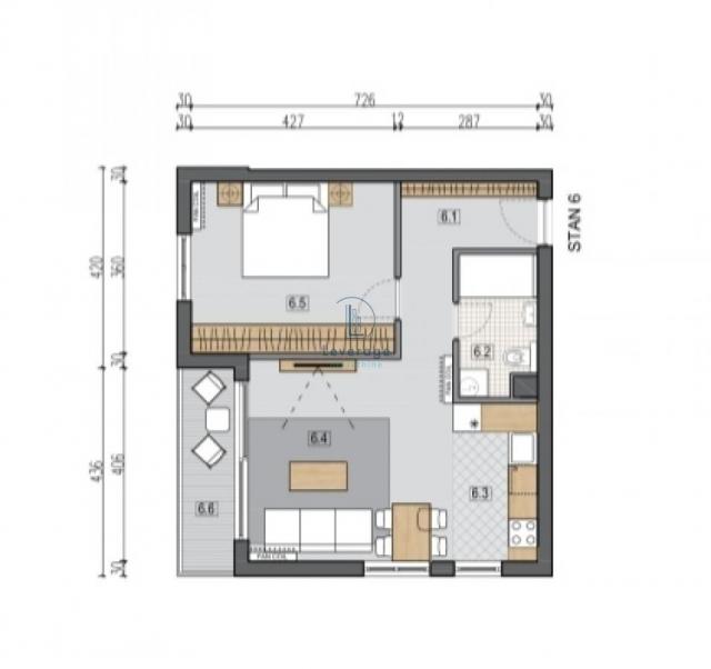 Novogradnja, Pregrevica, 55. 3 m2, cena+pdv