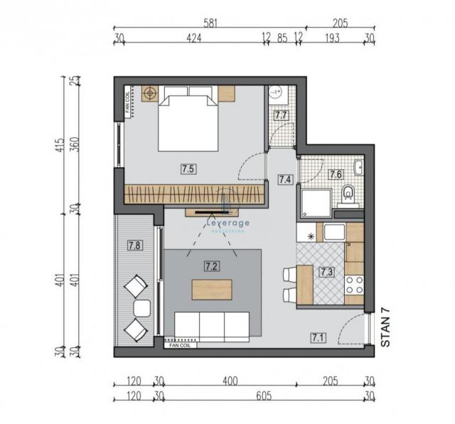 Novogradnja, Pregrevica, 50. 58 m2, cena+pdv