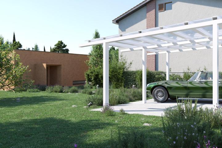 Istra, Žminj - kvalitetna nova prizemna kuća na mirnoj lokaciji s bazenom 42 m2, NKP 145 m2