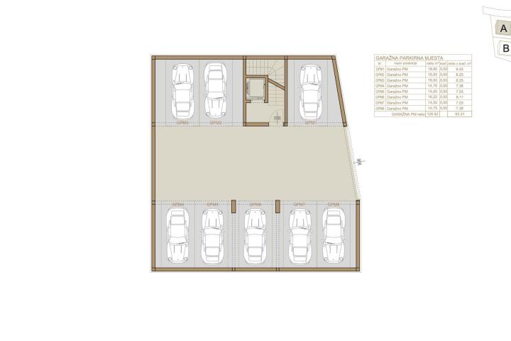 Pula, Pješčana Uvala - luksuzni četverosobni stan S4 s liftom, 1. kat, NKP 110. 33 m2 - pogled na mo