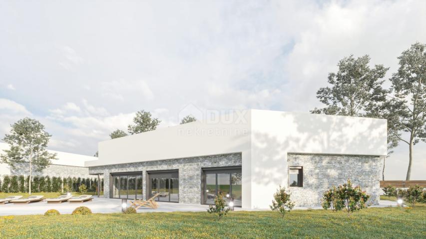 ISTRIA, BARBAN - Land with building permit for the construction of 2 villas with paid utilities
