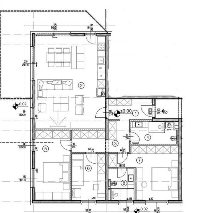 Stan Prodaja stanova u novom stambenom projektu na eksluzivnoj lokaciji, 300 m od mora, Pula, Veruda