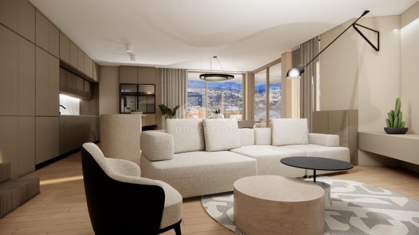 OPATIJA, ZENTRUM – luxuriöses Penthouse im Zentrum von Opatija, private Lage und Dachpool, nur 200 m