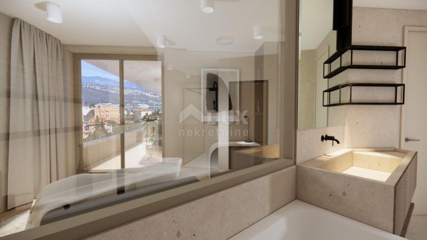 OPATIJA, ZENTRUM – luxuriöses Penthouse im Zentrum von Opatija, private Lage und Dachpool, nur 200 m