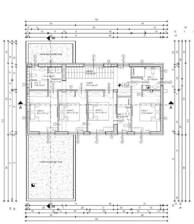 ZADAR, ZATON - Building plot with a project for a villa with a swimming pool!