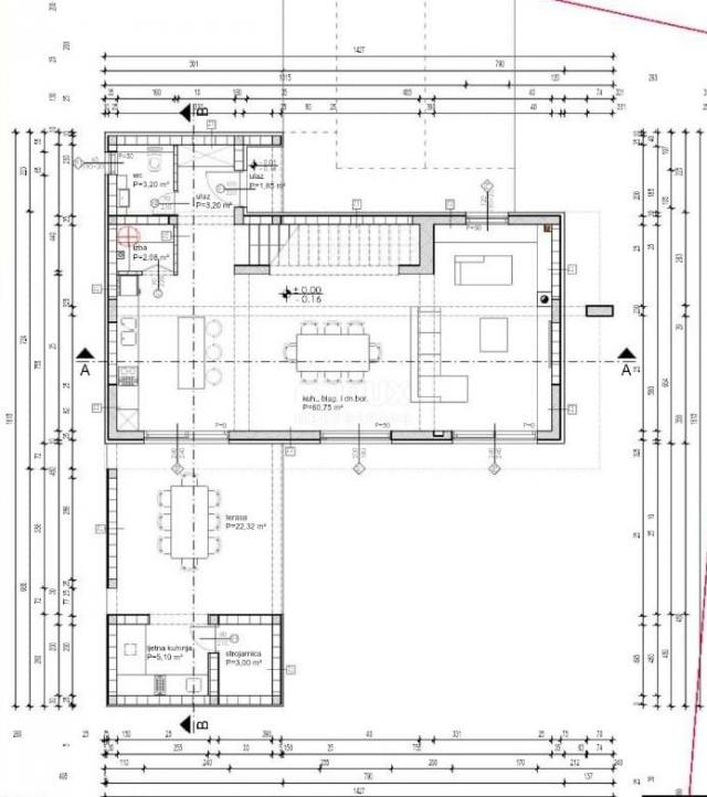 ZADAR, ZATON - Baugrundstück mit Projekt für eine Villa mit Swimmingpool!