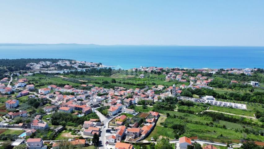 ZADAR, ZATON - Baugrundstück mit Projekt für eine Villa mit Swimmingpool!