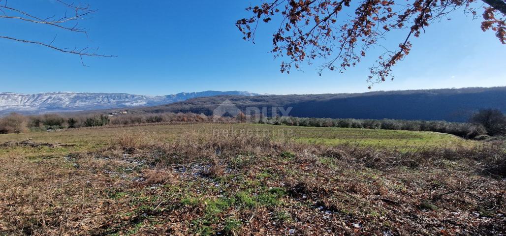 Istrien, Labin, Pićan – Völlige Abgeschiedenheit und eine wunderschöne Aussicht!! Bauland 750 m2 und