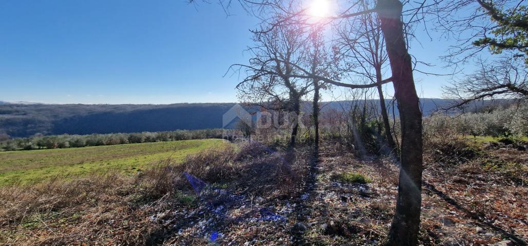 Istrien, Labin, Pićan – Völlige Abgeschiedenheit und eine wunderschöne Aussicht!! Bauland 750 m2 und