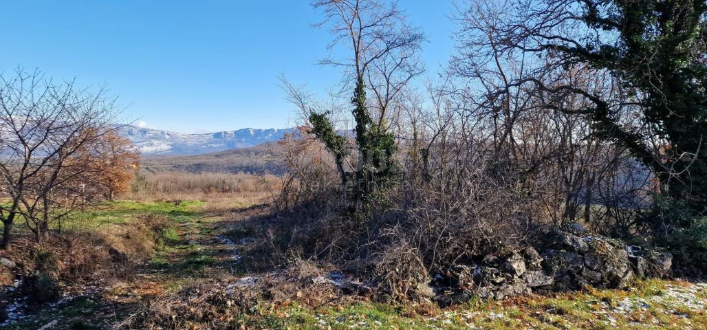 Istrien, Labin, Pićan – Völlige Abgeschiedenheit und eine wunderschöne Aussicht!! Bauland 750 m2 und