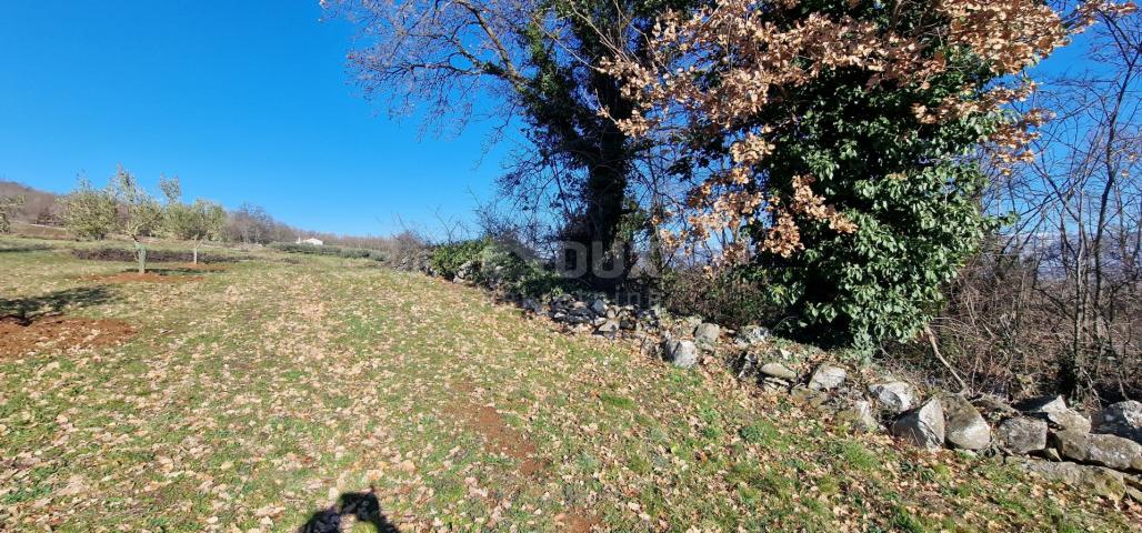 Istrien, Labin, Pićan – Völlige Abgeschiedenheit und eine wunderschöne Aussicht!! Bauland 750 m2 und