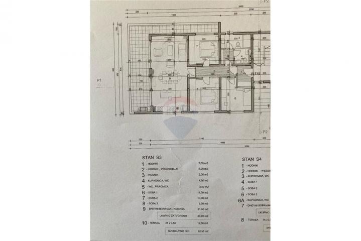 DIKLO PROJEKT! STAN NA 1. KATU 92, 5 m2, BLIZU MORA