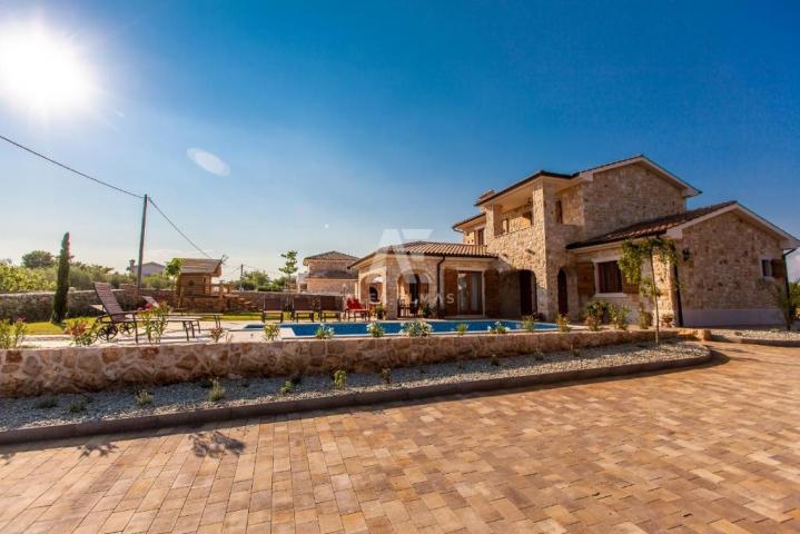 Krk, village, unique new house with a pool! ID579