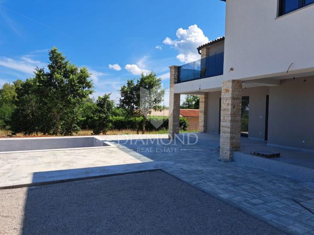 Labin, surroundings, newly built vacation home with swimming pool