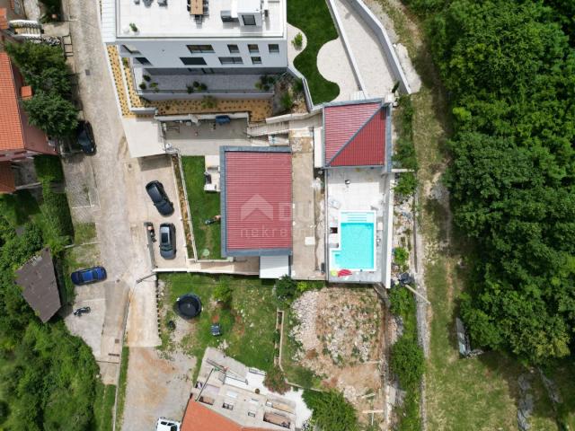 OPATIJA, BREGI - Einfamilienhaus 180m2 mit Panoramablick auf das Meer + Garten 600m2