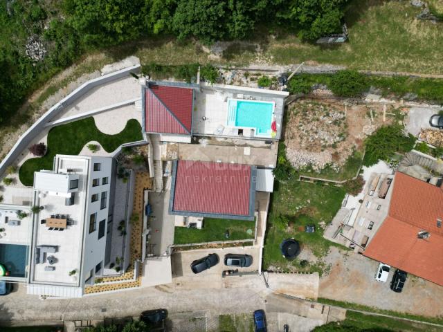 OPATIJA, BREGI - Einfamilienhaus 180m2 mit Panoramablick auf das Meer + Garten 600m2