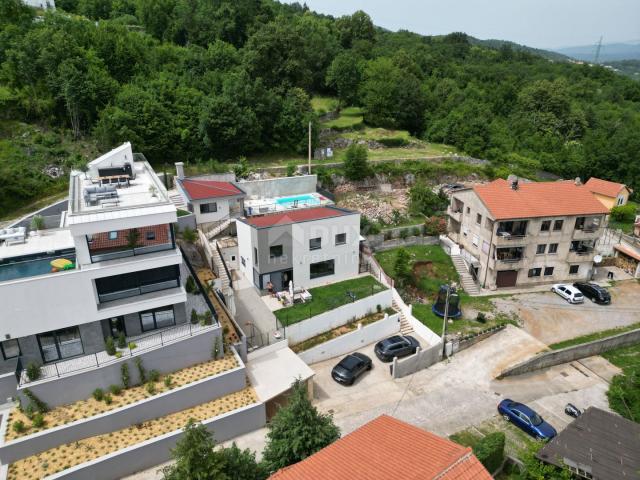 OPATIJA, BREGI - Einfamilienhaus 180m2 mit Panoramablick auf das Meer + Garten 600m2