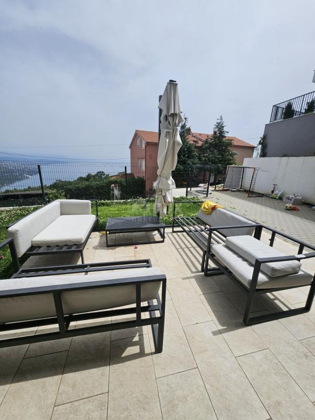 OPATIJA, BREGI - detached house 180m2 with a panoramic view of the sea + garden 600m2