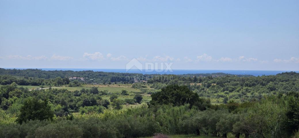 ISTRIEN, BUJE - Baugrundstück am Rande der Bauzone, Panoramablick