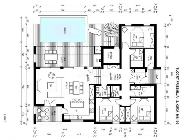 ISTRIA, VIŽINADA - Building plot with an open view