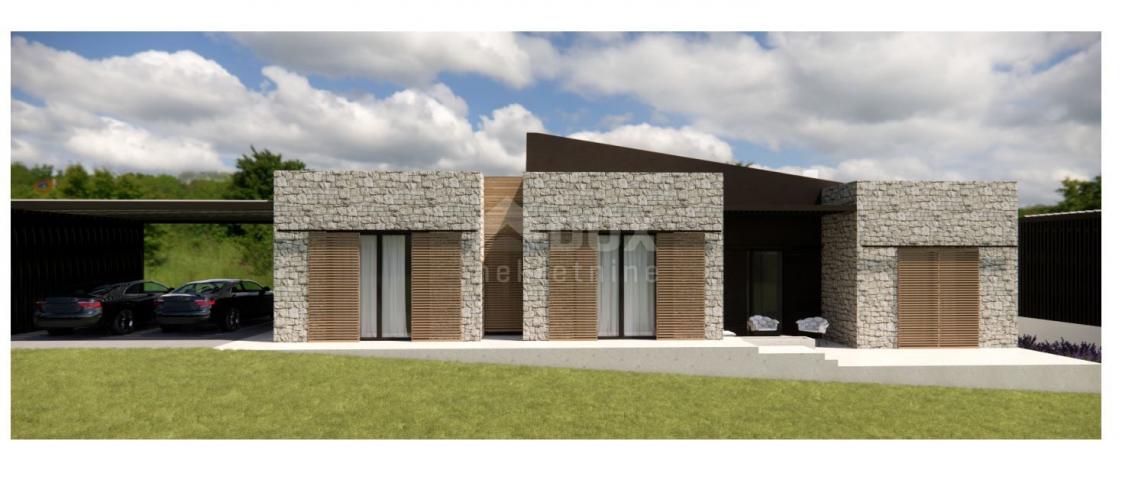 ISTRIA, VIŽINADA - Building plot with an open view