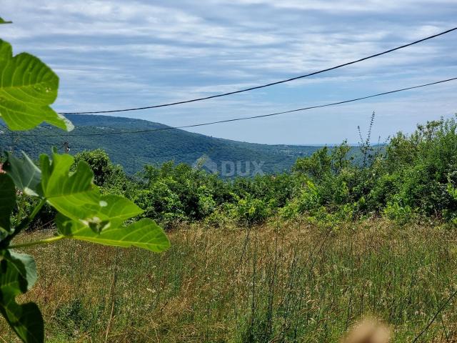 ISTRIA, LABIN - Spacious plot with a panoramic view