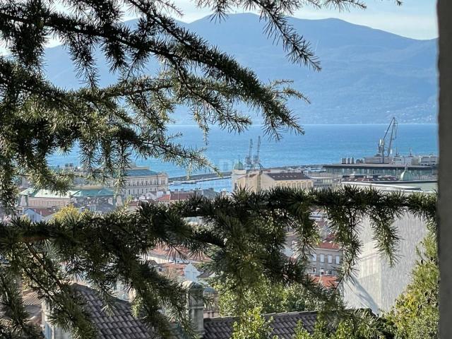 RIJEKA, BULEVARD - GOSPODSKI STAN 3S+DB U STAROJ VILLI NA EKSKLUZIVNOJ LOKACIJI