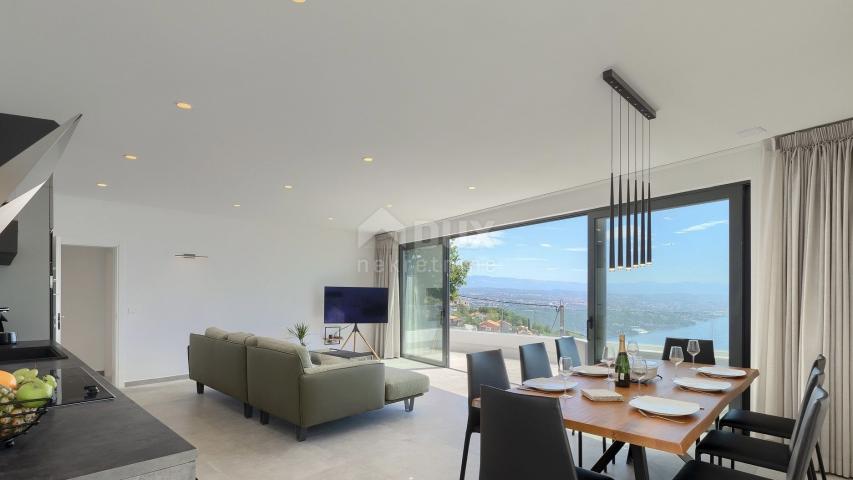 OPATIJA, BREGI - detached exclusive villa with pool - new construction with panoramic sea view!!! OP