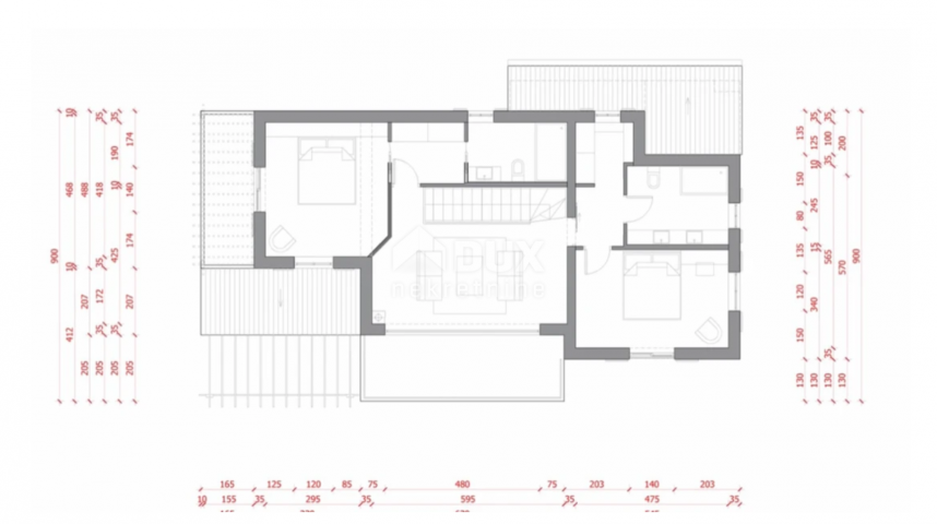 OPATIJA, LOVRAN, IKA - Villa 230 m2 mit Panoramablick auf das Meer und Swimmingpool + angelegter Gar