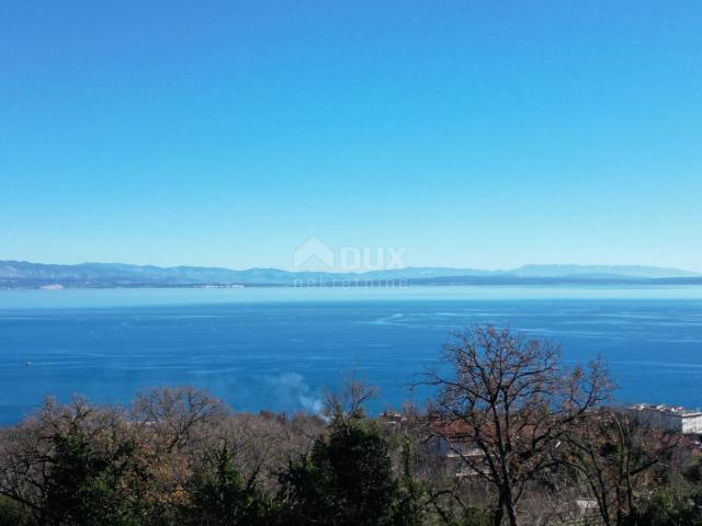 OPATIJA, LOVRAN, IKA - villa 230 m2 s panoramskim pogledom na more i bazenom + uređena okućnica 930 