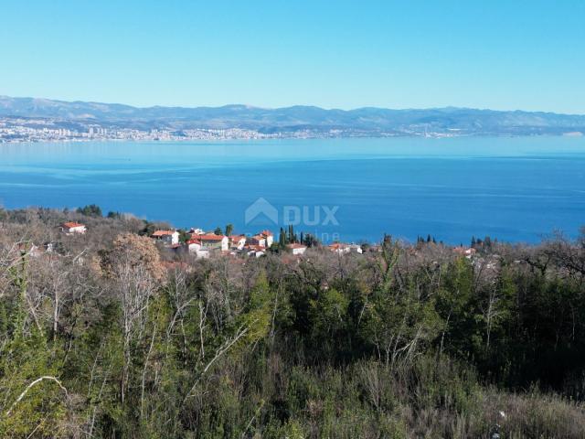 OPATIJA, LOVRAN, IKA - villa 230 m2 s panoramskim pogledom na more i bazenom + uređena okućnica 930 